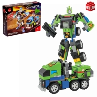 Конструктор-трансформер &laquo;Грузовик&raquo;, 119 деталей, цвет зелёный