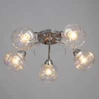 Люстра "Челси" 5х40Вт Е27 Хром 54х54х20см Люстра "Челси" 5х40Вт Е27 Хром 54х54х20см