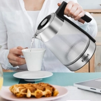 Чайник электрический стеклянный с подсветкой КТ-6697 - 1.8 л