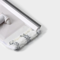 Щётка для окон Raccoon, телескопическая алюминиевая ручка 59(103) см, водосгон 20,5 см, насадка из микрофибры 20,5&times;12 см