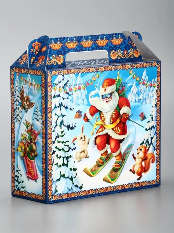 Подарочная коробка новогодняя &laquo;Олимпиада&raquo;, Чемоданчик малый, 17.3&times;6.5&times;15 см