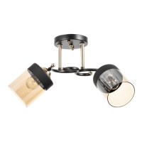 Люстра "Элла" 2хЕ27 40Вт черный 46х25х26 см BayerLux Люстра "Элла" 2хЕ27 40Вт черный 46х25х26 см BayerLux