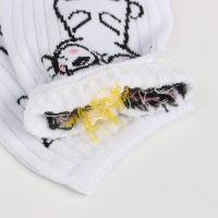 Носки женские "Зайка", цвет белый, размер 23-25 Носки женские "Зайка", цвет белый, размер 23-25