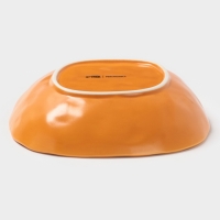 Салатник Magistro "Potter" 20см 19,9х19,5х5,3 цвет оранжевый