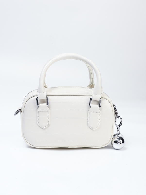 Сумка женская, 20*9*12, отд на молнии, длин ремень, белый Сумка женская, 20*9*12, отд на молнии, длин ремень, белый