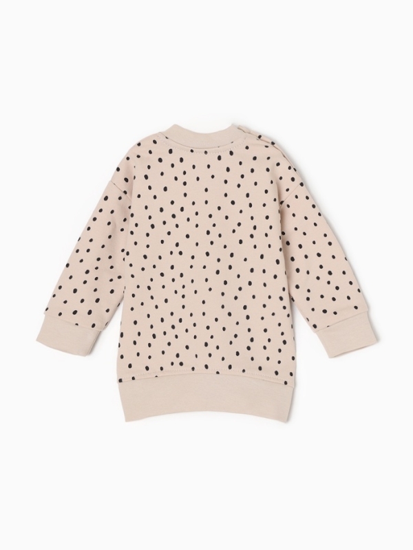 Джемпер Крошка Я "Киса", рост 68-74 см, бежевый