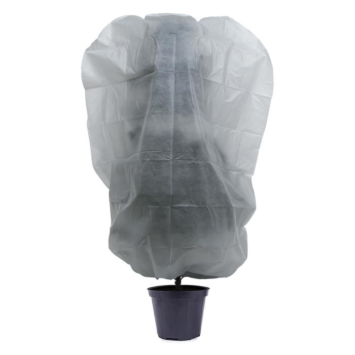 Чехол для растений, трапеция на шнурках, 200 × 140 см, спанбонд с УФ-стабилизатором, плотность 60 г/м², 1 шт., белый Чехол для растений, трапеция на шнурках, 200 × 140 см, спанбонд с УФ-стабилизатором, плотность 60 г/м², 1 шт., белый