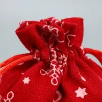 Мешочек подарочный холща &laquo;Морозко&raquo;, 10 х 12 см +/- 1.5 см