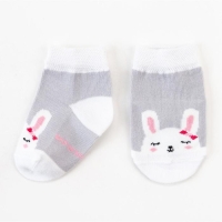 Набор носков Крошка Я &laquo;Зайчонок&raquo;, 2 пары, 8-10 см