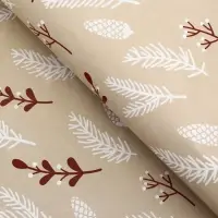 Бумага упаковочная новогодняя глянцевая двусторонняя &laquo;Изысканность&raquo;, 50&times;70 см