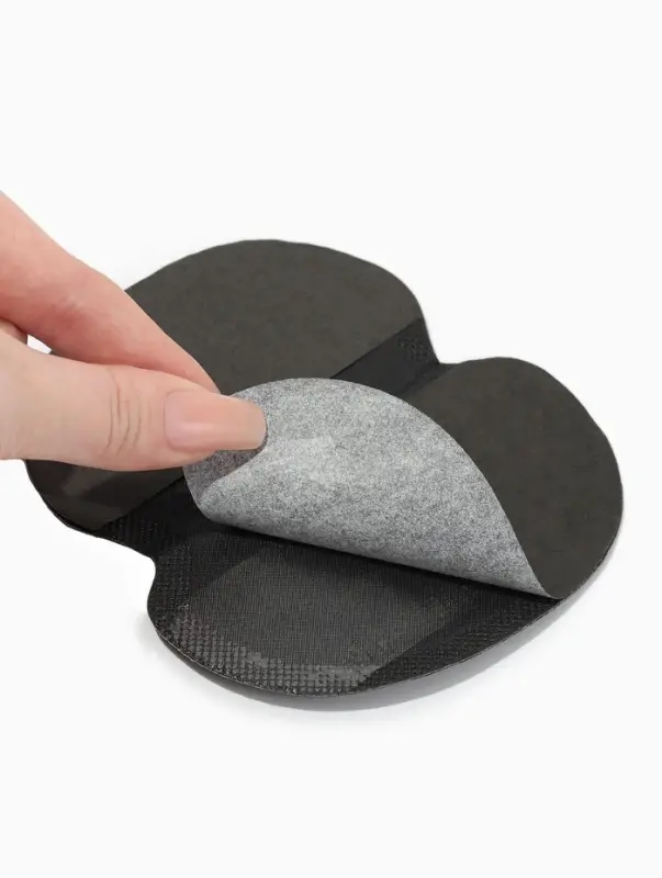 Набор защитных вкладышей для подмышек (наб 6пар цена за наб) 12*9,5 на кл осн черн накл