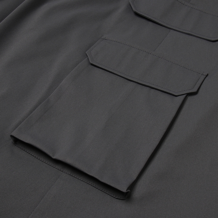 Юбка женская с накладным  карманом MINAKU: Safari  цвет графит, р-р 46