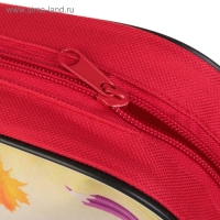 Папка с ручками текстильная, А4, 330 х 260 х 70 мм, Calligrata, &laquo;Снова в школу&raquo;