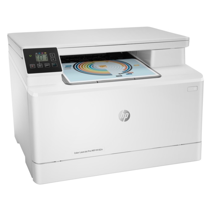 МФУ, лаз цв печать HP LaserJet Pro M182N, 600x600 dpi, 16 стр/мин(цв/чб), А4, белый