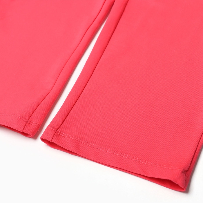 Комплект для девочек (свитшот, брюки), цвет фуксия, рост 98