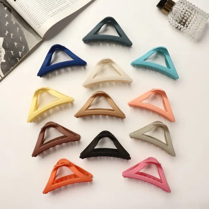 Крабик для волос &laquo;Леона&raquo;, уголок классика матовый, 10 см, МИКС