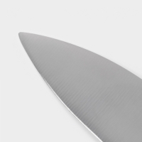 Шеф-нож, лезвие 19,5 см, черная ручка