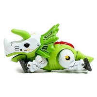 Робот «Динобот», реагирует на прикосновение, световые и звуковые эффекты, металлический, цвет зелёный Робот «Динобот», реагирует на прикосновение, световые и звуковые эффекты, металлический, цвет зелёный