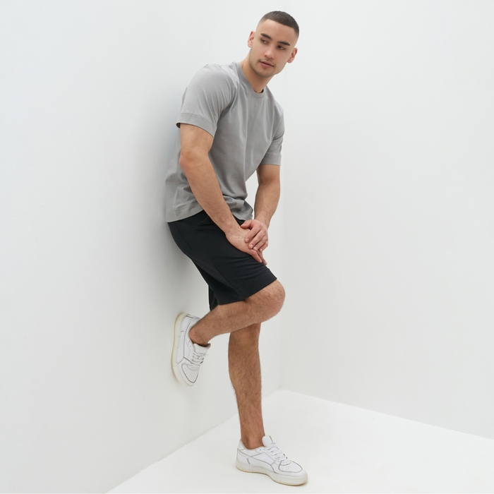 Футболка мужская MINAKU: Basic line MAN цвет серый, размер 52