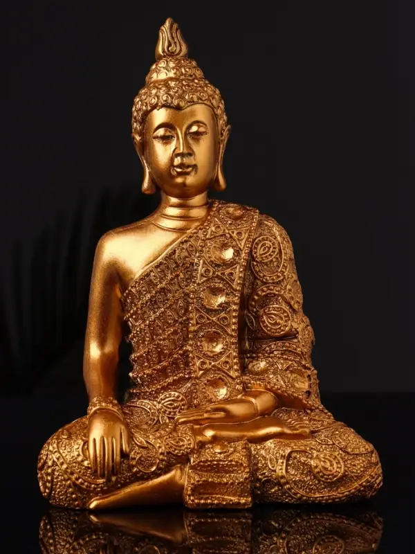 Фигура "Будда большой"  17х13 см, бронза