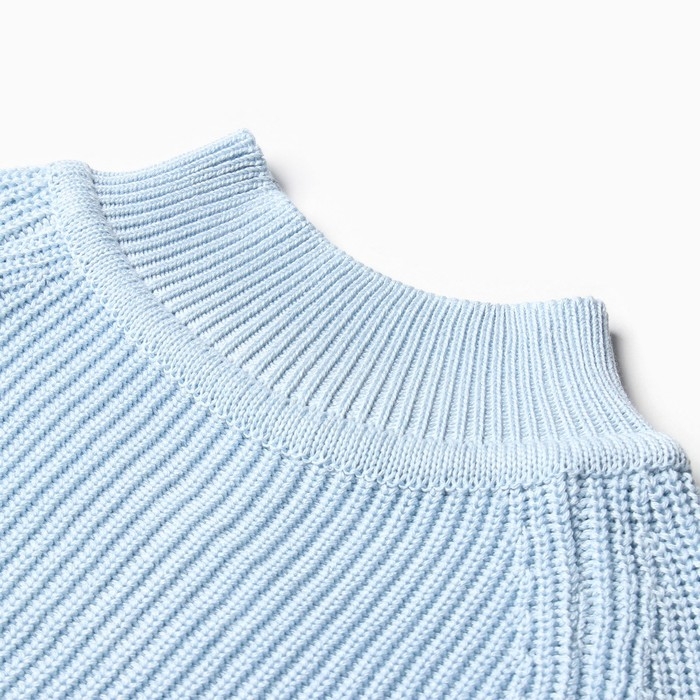 Свитер вязаный для девочки MINAKU, цвет голубой, рост 92-98 см