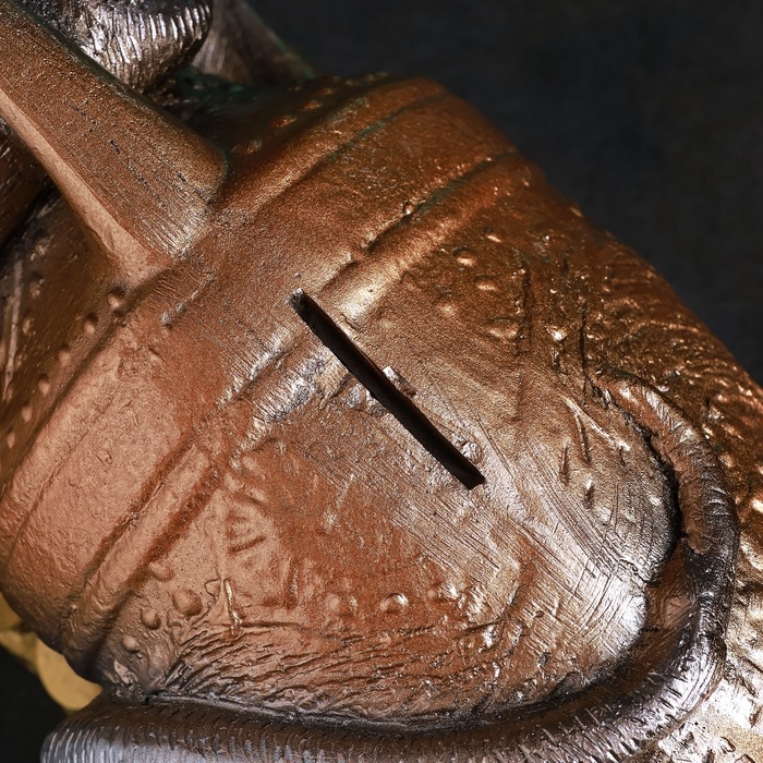 Новый год. Символ 2025. Копилка "Змея на кувшине" 32х19см