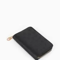 Кошелек жен 07-01-01 Июнь2526, 13*2*9 см, 2 отд+отд/молн, д/карт,черный