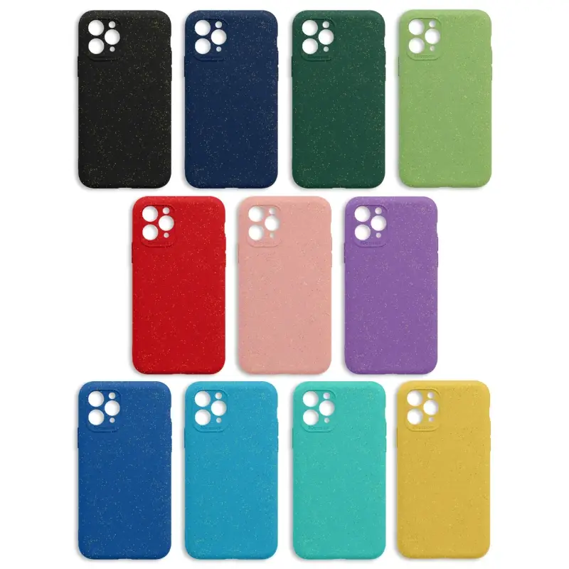 Чехол Iph 11 Pro цветной с блестками