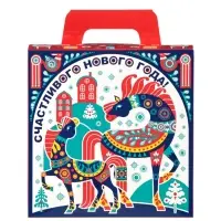 Сладкий новогодний подарок &laquo;Гжель&raquo;, 650 г