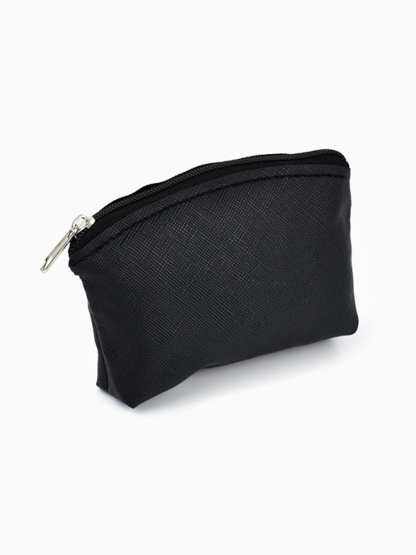 Кошелёк молодёжный, цвет чёрный, 11 х 7 см