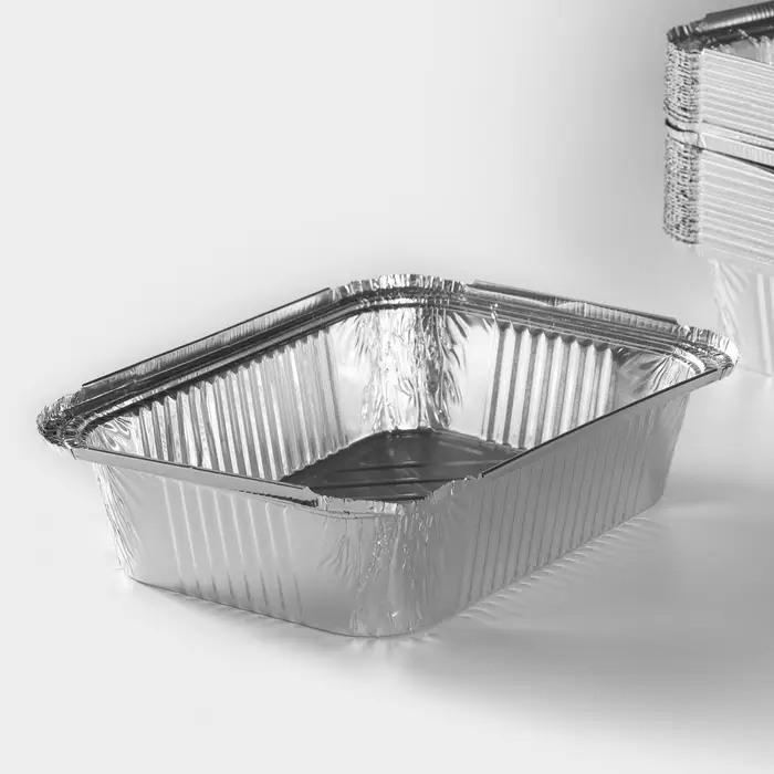 Форма из фольги для выпечки и запекания Доляна, 2 л, 25&times;18&times;6,5 см