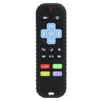 Прорезыватель для зубов Крошка Я &laquo;Пульт детский&raquo;, цвет черный, размер 16 см