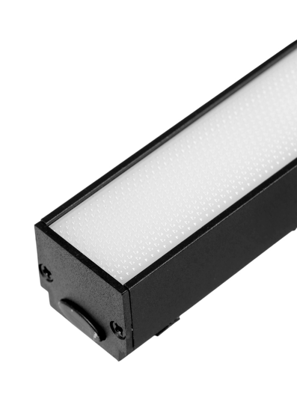 Трековый светильник, серия "Flat" FTL-002, 20Вт, 48В, 3000К, IP20, 600мм, черный