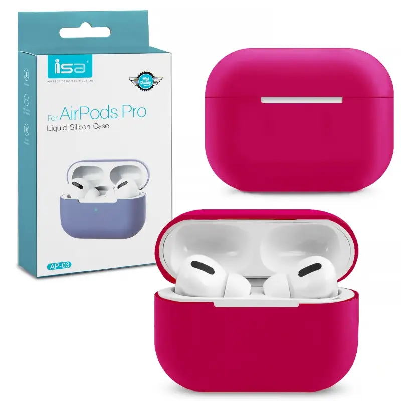Чехол Apods Pro Silicon Case ISA Hibiscus