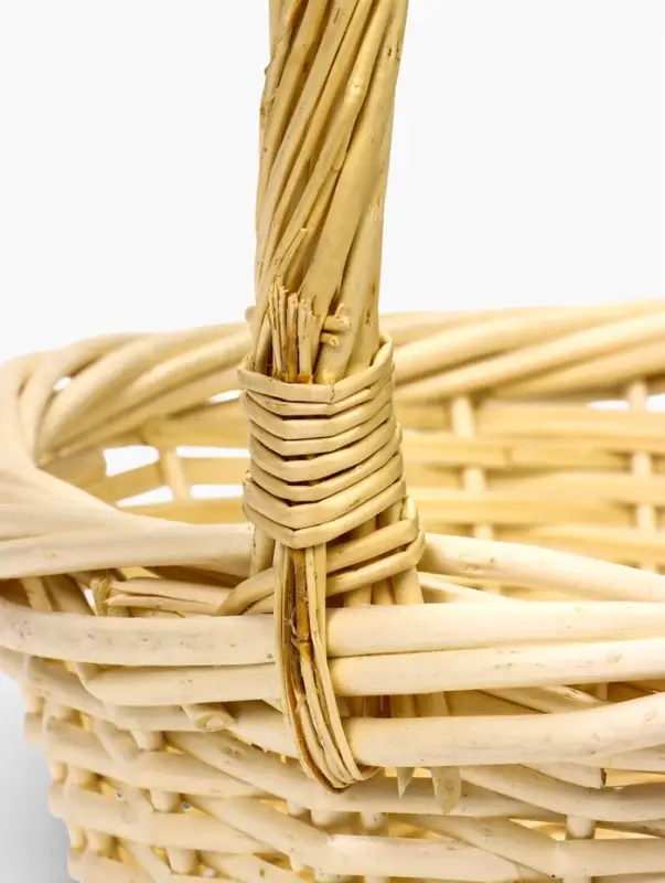 Набор корзин 3 шт, 36х36х14, 30х30х13, 23х23х7  лоза белый