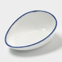 Салатник "Blue Lagoon" Magistro 19см, 19,2х14,9х7,9, цвет белый, синий