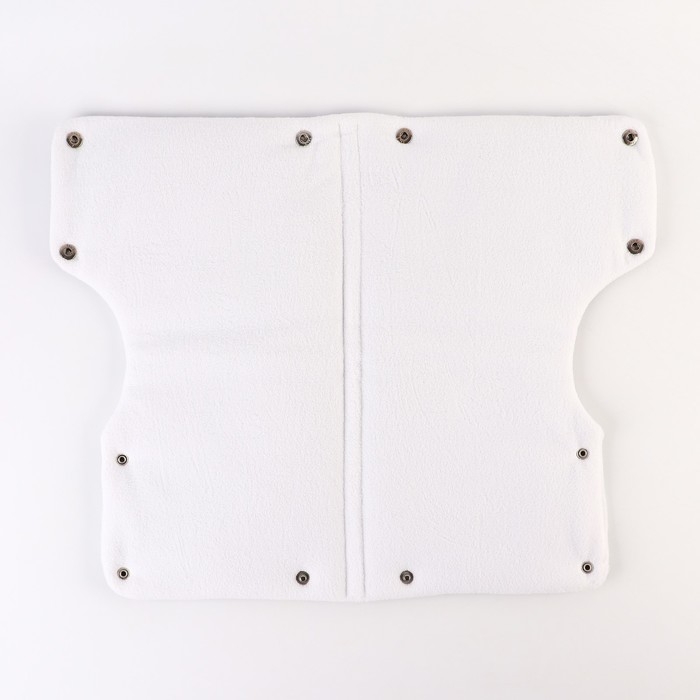 Муфта для рук флисовая, на кнопках, цвет серый