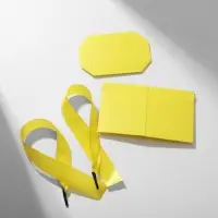 Коробочка подарочная складная &laquo;Презент&raquo; 6&times;6&times;6, желтый