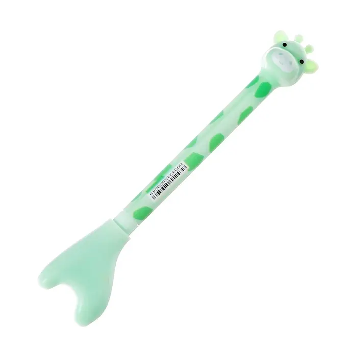 Ручка гелевая-прикол Calligrata &laquo;Жираф&raquo;, неавтоматическая, узел 0.38 мм, МИКС