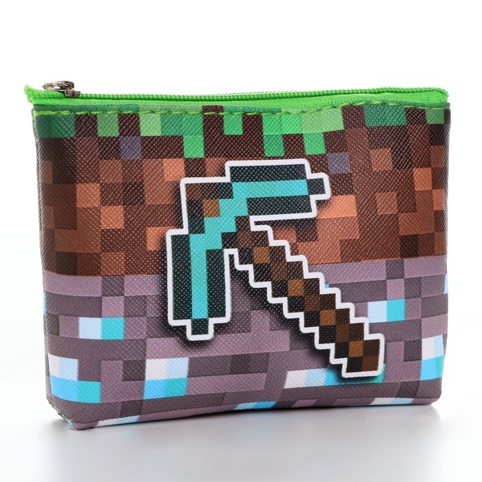 Кошелёк детский для мальчика «Пиксельный мир», МИКС Кошелёк детский для мальчика «Пиксельный мир», МИКС