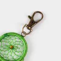 Брелок ловец снов, 17 см, зелёный