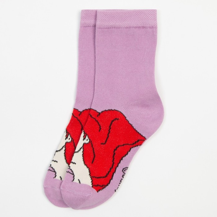 Носки для девочки &laquo;Русалочка Ариэль", Принцессы, DISNEY, 16-18 см, цвет фиолетовый