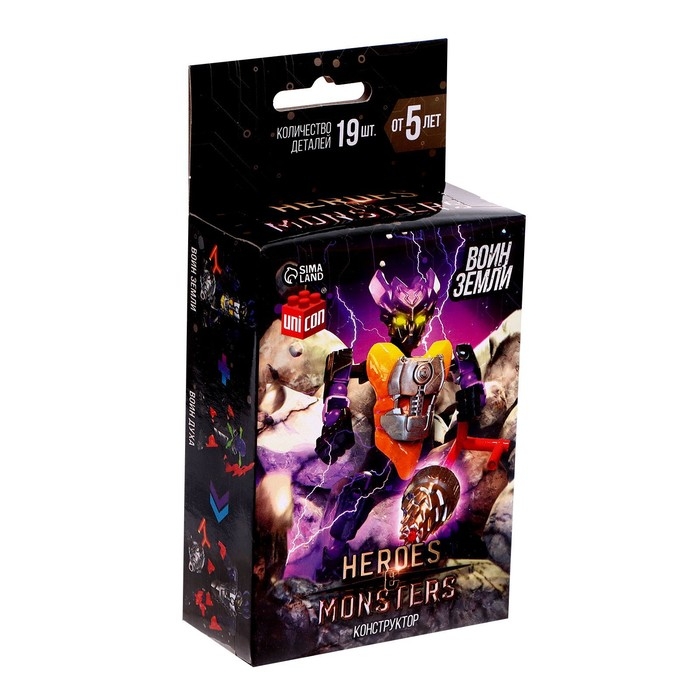 Конструктор-робот &laquo;Воин Земли&raquo;, 19 деталей