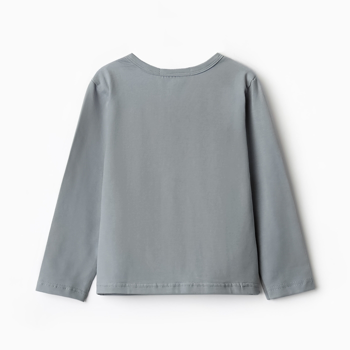 Лонгслив детский KAFTAN, р. 32 (110-116 см), серый Лонгслив детский KAFTAN, р. 32 (110-116 см), серый