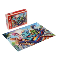 Пазл 60 эл. "Динозавры на аттракционе" УК60-1983 Пазл 60 эл. "Динозавры на аттракционе" УК60-1983