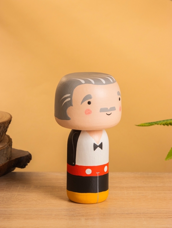 Деревянная кукла кокеши &laquo;Альфред&raquo;, 7.5&times;8&times;16 см