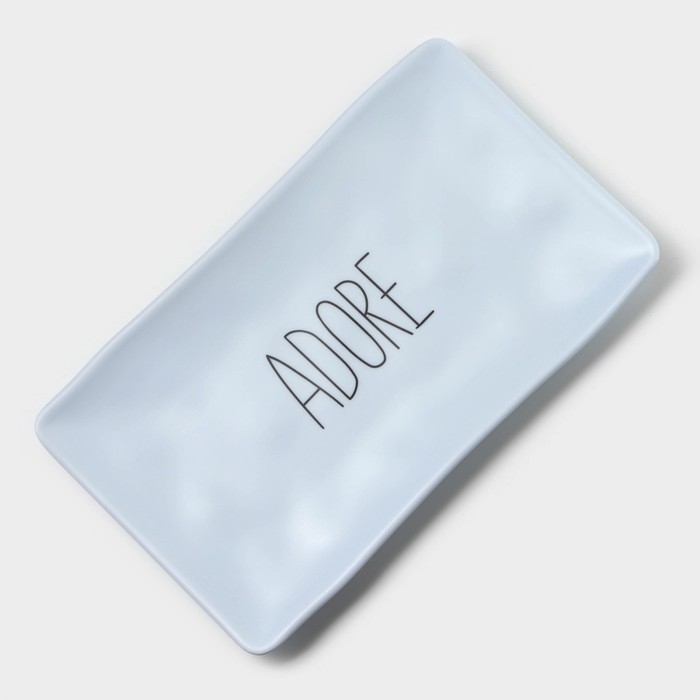 Блюдо &laquo;Белый Восток&raquo;, 25,5&times;15&times;2 см, цвет белый