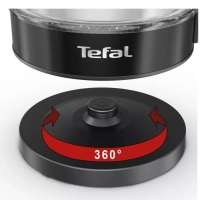 Электрический стеклянный чайник KI840830, 1,7 л, 2200 Вт