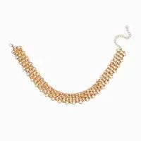 Колье-чокер "Кальчуга", цвет золото