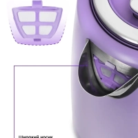 Чайник электрический металлический КТ-6144 - 1.7 л